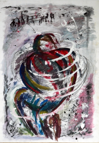 1992 martin franke, sufi, 86 x 61 cm, 1992