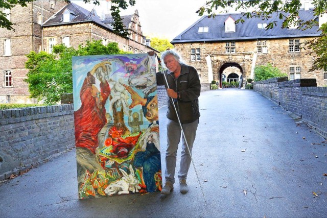 Blitzausstellung am Schloss Hugenpoet, Essen, 22. Sep. 2022